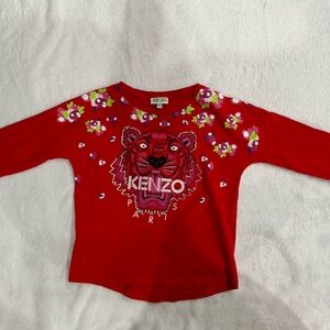 Kenzo Kids Tiger Long Sleeve T-shirt